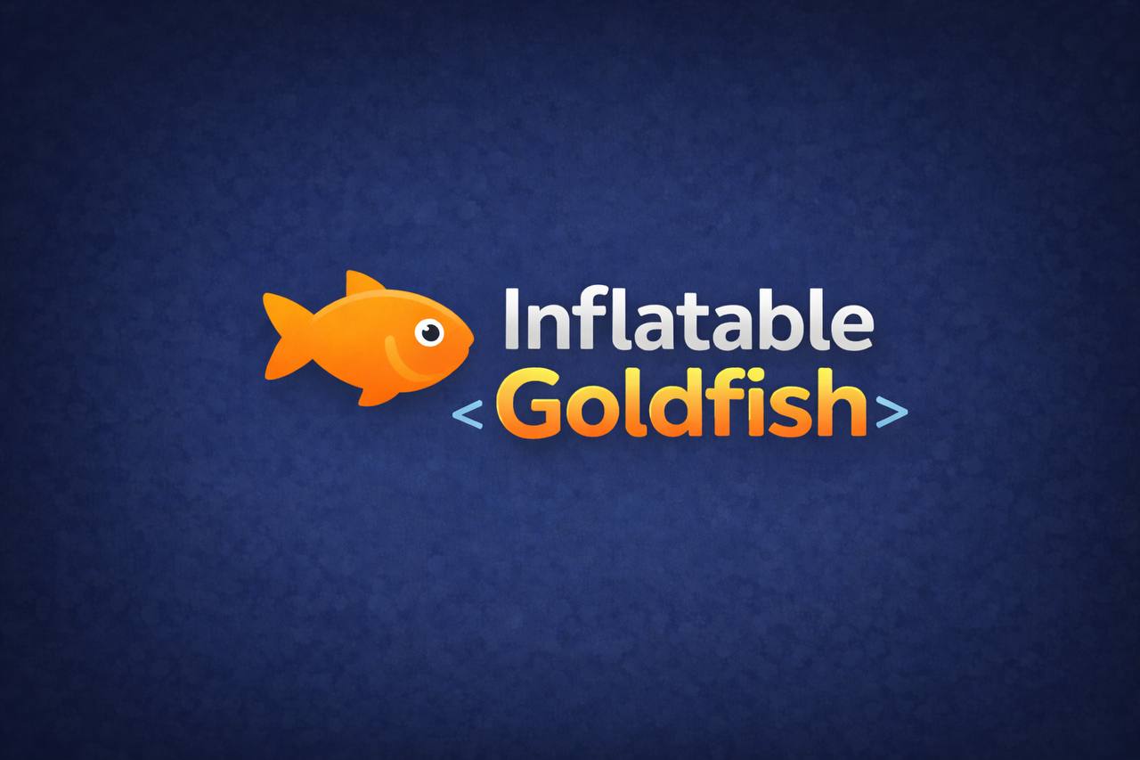 Inflatable Goldfish logo